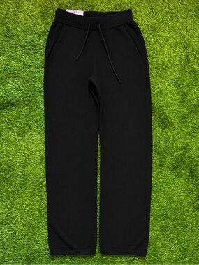 Black Knit Lazy Pants Joggers XS NWT